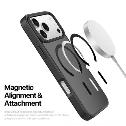 DUX DUCIS Yind Series For iPhone 17 Pro Case TPU + PC Matte Phone Cover Compatible with MagSafe - Black