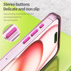 iPhone 15 Pro Max Translucent Case Magnetic Phone Cover Compatible with MagSafe - Pink