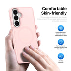 DUX DUCIS For Samsung Galaxy S26+ Magnetic Case Yind Series PC+TPU Phone Cover - Light Pink