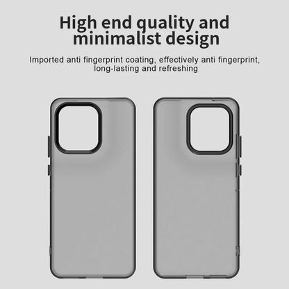 Matte Case For Motorola Edge 60 Neo 5G / 50 Neo 5G / S50 5G / ThinkPhone 25 5G PC+TPU+PET Anti-Drop Phone Back Cover - Black