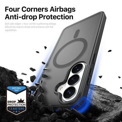 DUX DUCIS For Samsung Galaxy S26 Magnetic Case  Yind Series PC+TPU Phone Cover - Black