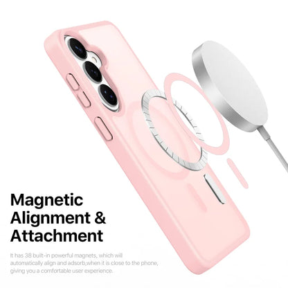 DUX DUCIS For Samsung Galaxy S26 Magnetic Case  Yind Series PC+TPU Phone Cover - Light Pink