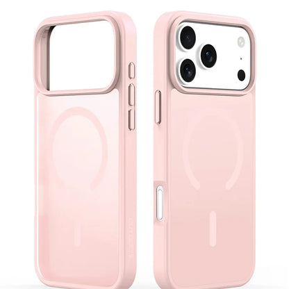 DUX DUCIS Yind Series For iPhone 17 Pro Case TPU + PC Matte Phone Cover Compatible with MagSafe - Light Pink