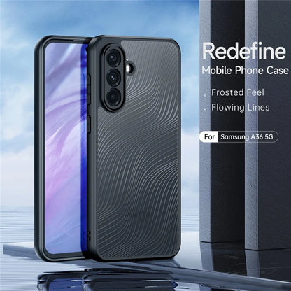 DUX DUCIS For Samsung Galaxy A56 5G / A36 5G Case  Aimo Series TPU+PC Matte Drop-Proof Phone Cover (REACH Certification) - Black