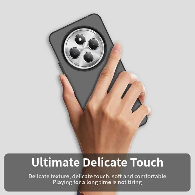 Xiaomi Poco C75 4G / Redmi 14C 4G / 14R 5G / A3 Pro 4G / A4 5G PC+TPU+PET Matte Back Cover - Black