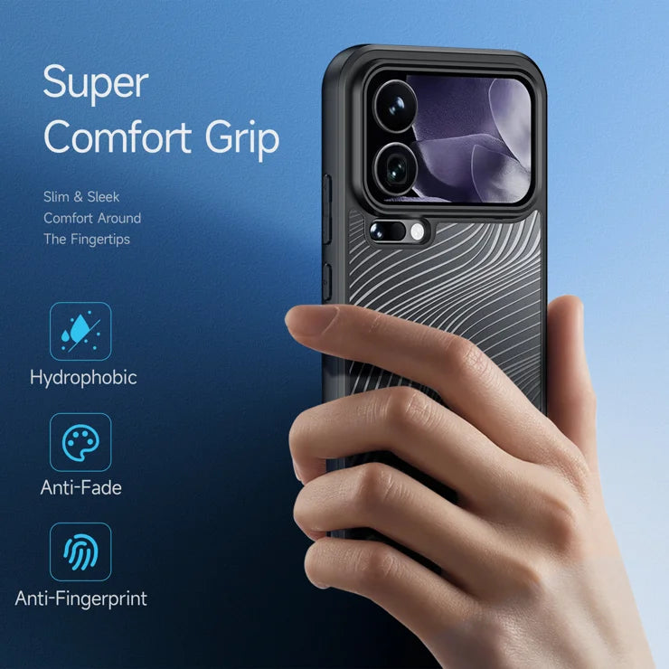 DUX DUCIS For Xiaomi 17 Pro Max Case  Aimo Series TPU+PC Matte Drop-proof Phone Cover (REACH Certification) - Black