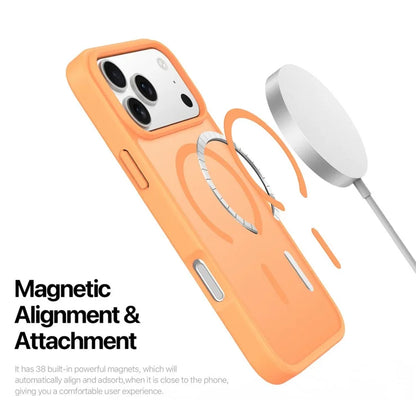 DUX DUCIS Yind Series For iPhone 17 Pro Case TPU + PC Matte Phone Cover Compatible with MagSafe - Orange