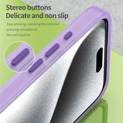 iPhone 16 Pro Max Case Compatible with MagSafe TPU + PC Slim Matte Translucent Phone Cover - Dark Purple