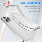 iPhone 15 Pro Case Translucent Matte Back Slim Phone Cover - White