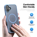 DUX DUCIS For iPhone 17 Case Yind Series PC+TPU Phone Cover Compatible with MagSafe - Light Blue