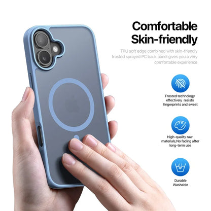 DUX DUCIS For iPhone 17 Case  Yind Series PC+TPU Phone Cover Compatible with MagSafe - Light Blue