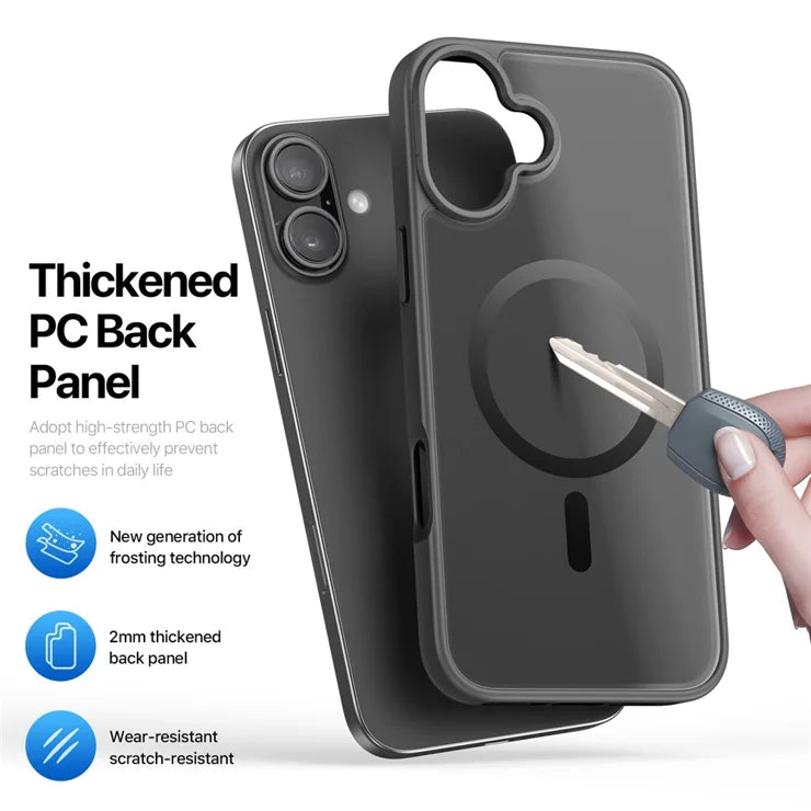 DUX DUCIS For iPhone 17 Case  Yind Series PC+TPU Phone Cover Compatible with MagSafe - Black