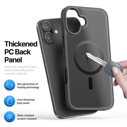 DUX DUCIS For iPhone 17 Case  Yind Series PC+TPU Phone Cover Compatible with MagSafe - Black