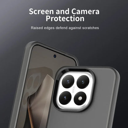 Xiaomi 15T Case PC + TPU + PET Matte Anti-Drop Phone Back Cover - Black