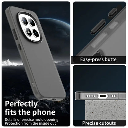 Xiaomi Poco M8 Pro 5G / Redmi Note 15 Pro+ 5G (Global) Case PC + TPU + PET Matte Anti-Drop Phone Back Cover - Black