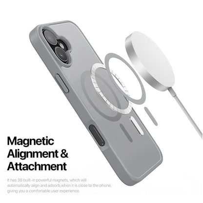 DUX DUCIS For iPhone 17 Case  Yind Series PC+TPU Phone Cover Compatible with MagSafe - Grey
