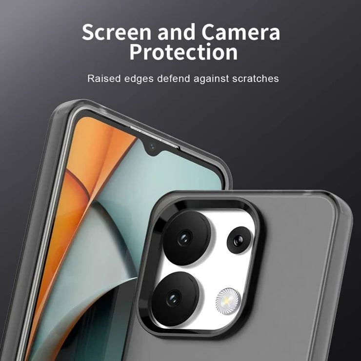Xiaomi Redmi Note 13 4G Phone Back Cover - Black