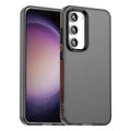 Samsung Galaxy S23+ Case PC+TPU+PET Matte Anti-Drop Phone Back Cover - Black