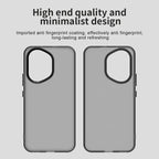 Honor 400 5G (Global) Case PC + TPU + PET Matte Anti-Drop Phone Back Cover - Black