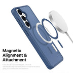 DUX DUCIS For Samsung Galaxy S26+ Magnetic Case Yind Series PC+TPU Phone Cover - Dark Blue