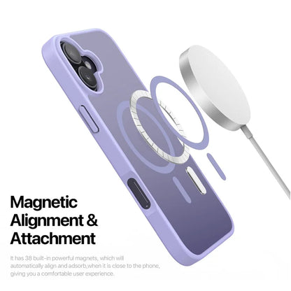 DUX DUCIS For iPhone 17 Case  Yind Series PC+TPU Phone Cover Compatible with MagSafe - Light Purple