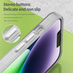 iPhone 14 Translucent Phone Case Matte Design Compatible with MagSafe Wireless Charging - White