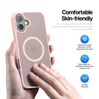 DUX DUCIS For iPhone 17 Case Yind Series PC+TPU Phone Cover Compatible with MagSafe - Light Pink