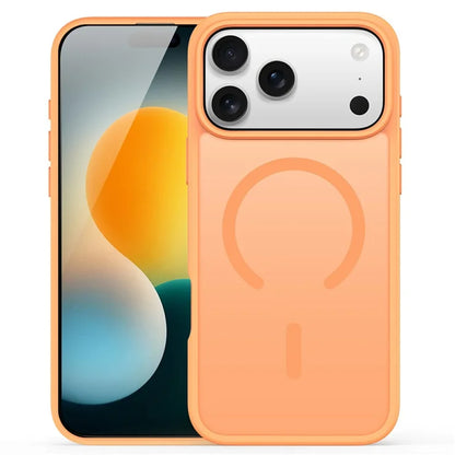 DUX DUCIS Yind Series For iPhone 17 Pro Case TPU + PC Matte Phone Cover Compatible with MagSafe - Orange