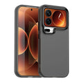 Xiaomi 17 Pro Max Case PC + TPU + PET Matte Anti-Drop Phone Back Cover - Black