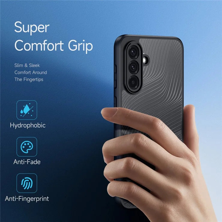 DUX DUCIS For Samsung Galaxy A56 5G / A36 5G Case  Aimo Series TPU+PC Matte Drop-Proof Phone Cover (REACH Certification) - Black