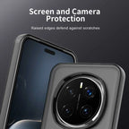 Honor Magic7 Pro 5G Case PC+TPU+PET Matte Anti-Drop Phone Back Cover - Black