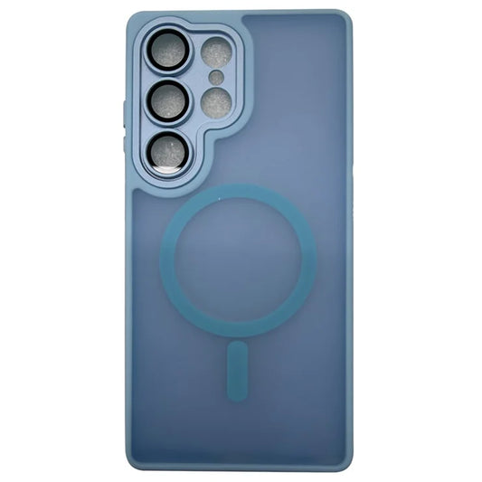 Samsung Galaxy S26 Ultra Case Compatible with MagSafe Skin-Touch PC + TPU Phone Cover - Baby Blue