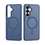 DUX DUCIS For Samsung Galaxy S26 Magnetic Case Yind Series PC+TPU Phone Cover - Dark Blue