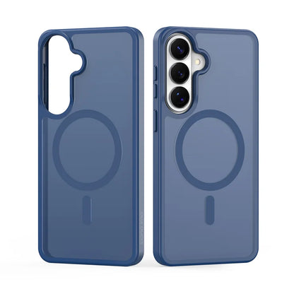DUX DUCIS For Samsung Galaxy S26 Magnetic Case  Yind Series PC+TPU Phone Cover - Dark Blue