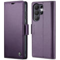 CASEME For Samsung Galaxy S26 Ultra Case 023 Series RFID Blocking Glossy Stand Phone Cover - Purple