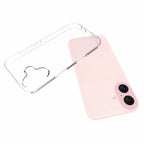 iPhone 16 Non-Slip TPU Phone Case Watermark-Free Glossy Anti-Scratch Clear Phone Cover