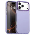 iPhone 17 Pro Case PC + TPU + PET Matte Anti-Drop Phone Back Cover - Purple