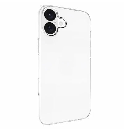 iPhone 16 Plus Phone Cover Non-Slip TPU Watermark-Free Glossy Clear Case