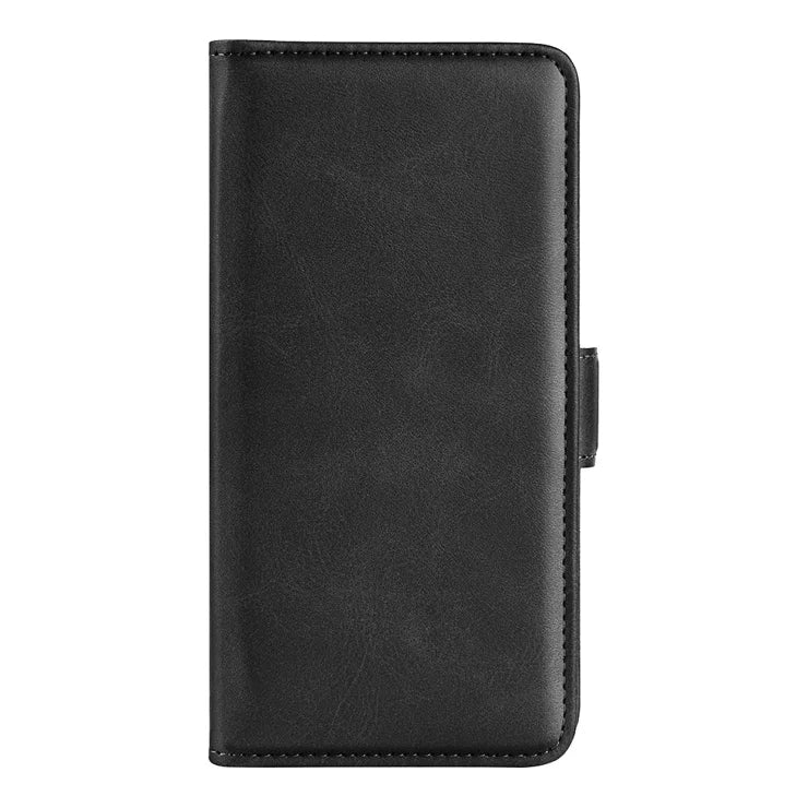 For iPhone 17 Pro Max Case Calf Texture Leather Wallet Phone Cover - Black