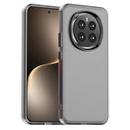 Honor Magic7 5G Case PC+TPU+PET Matte Anti-Drop Phone Back Cover - Black