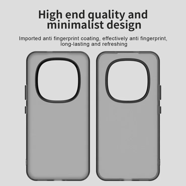 Xiaomi Redmi Note 15 Pro 5G Case PC + TPU + PET Matte Anti-Drop Phone Back Cover - Black