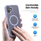 DUX DUCIS For iPhone 17 Case Yind Series PC+TPU Phone Cover Compatible with MagSafe - Light Purple