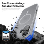 DUX DUCIS For iPhone 17 Case Yind Series PC+TPU Phone Cover Compatible with MagSafe - Grey
