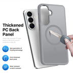 DUX DUCIS For Samsung Galaxy S26+ Magnetic Case Yind Series PC+TPU Phone Cover - Grey