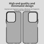 Xiaomi Redmi 15C 4G (Global) (171mm) Case PC + TPU + PET Matte Anti-Drop Phone Back Cover - Black