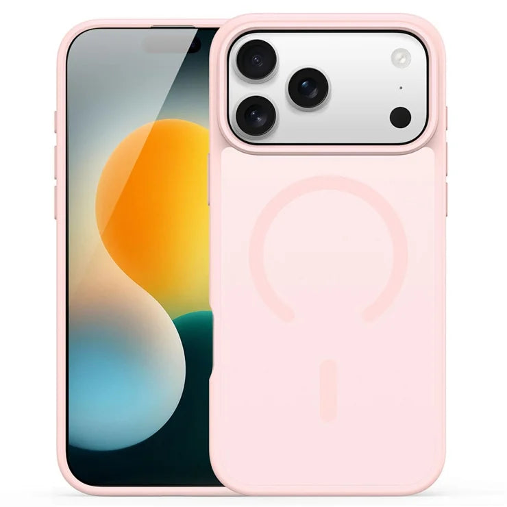 DUX DUCIS Yind Series For iPhone 17 Pro Case TPU + PC Matte Phone Cover Compatible with MagSafe - Light Pink