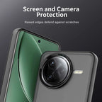 Xiaomi Poco F7 Ultra 5G / Redmi K80 Pro 5G Case PC+TPU+PET Matte Anti-Drop Phone Back Cover - Black
