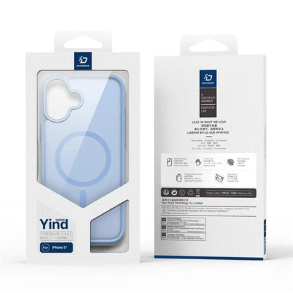 DUX DUCIS For iPhone 17 Case  Yind Series PC+TPU Phone Cover Compatible with MagSafe - Light Blue