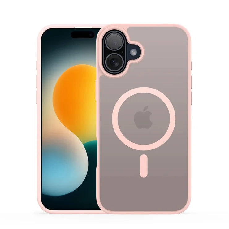 DUX DUCIS For iPhone 17 Case Yind Series PC+TPU Phone Cover Compatible with MagSafe - Light Pink