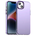 iPhone 15 Plus / 14 Plus Case PC+TPU+PET Matte Anti-Drop Phone Back Cover - Purple